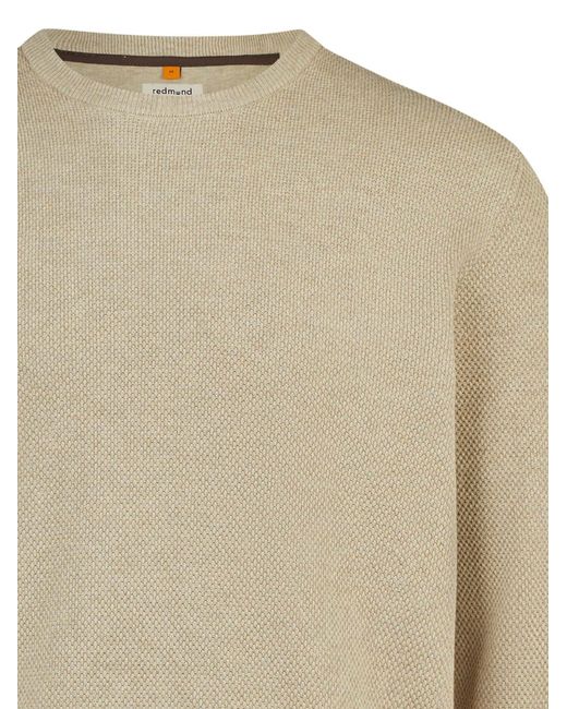 Redmond Pullover Basic in Blue für Herren