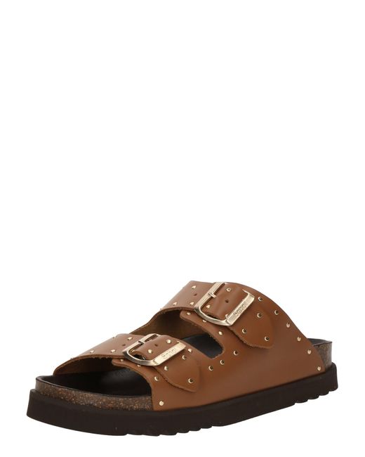 Scholl Brown Pantolette 'Beatriz'