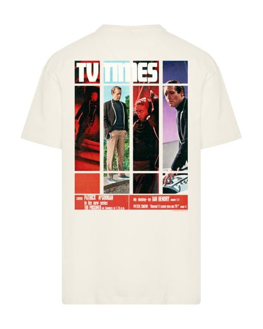 F4NT4STIC T-Shirt Tv Times Patrick Mcgoohan The Prisoner 1967 Cover in Multicolor für Herren