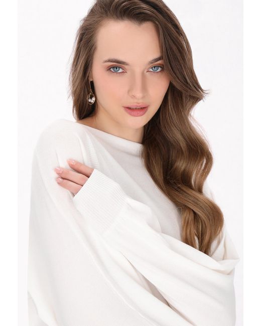DreiMaster Klassik White Pullover Classic Look