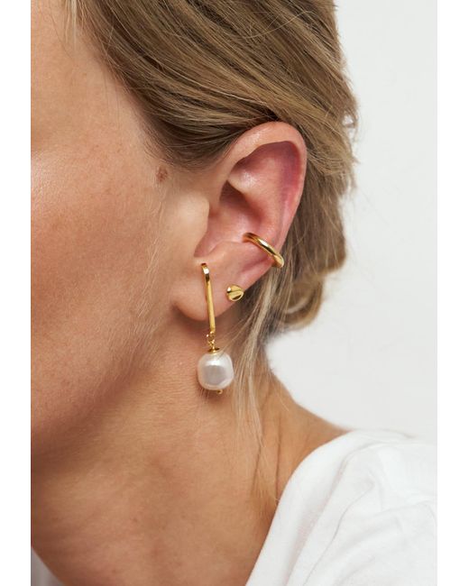 Stilnest White Ohrring