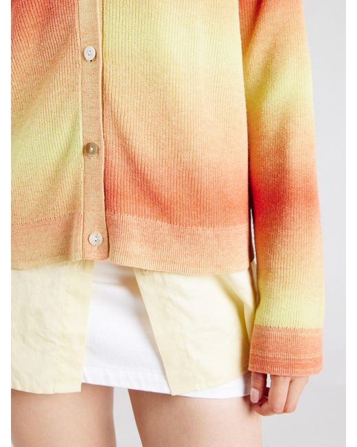Monki Orange Strickjacke