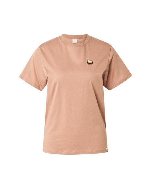 Iriedaily Pink T-Shirt Burger Love