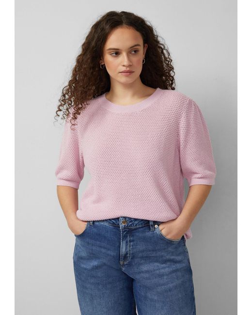 QS Pink Strickpullover