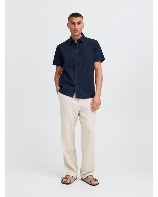 Solid Hemd Sdlitje in Blue für Herren