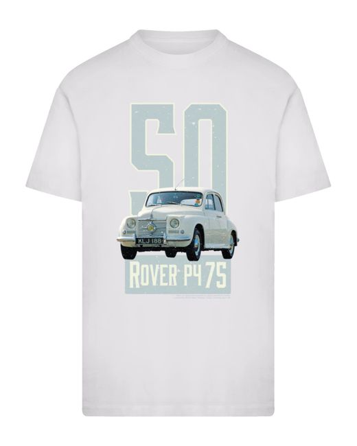 F4NT4STIC T-Shirt British Motor Heritage Rover P4 75 1950 Car in White für Herren