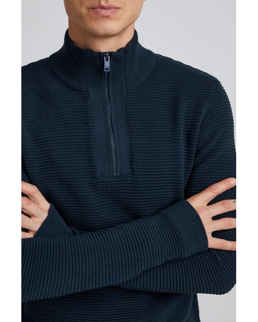 Solid Pullover Nick in Blue für Herren