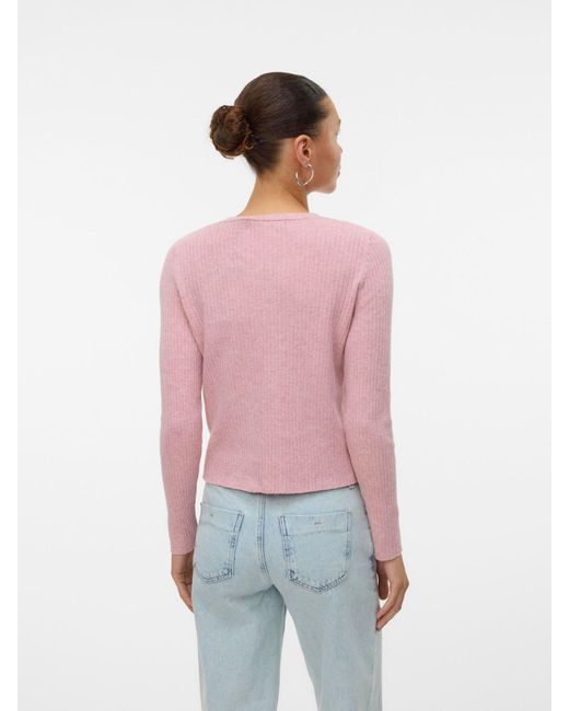 Vero Moda Pink Strickjacke Vmfoolive