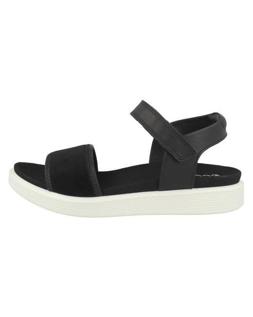 Ecco Black Sandale