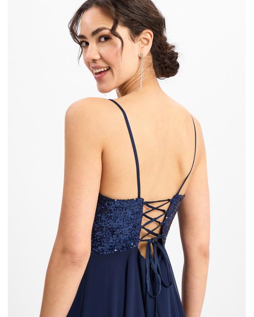 Swing Blue Abendkleid