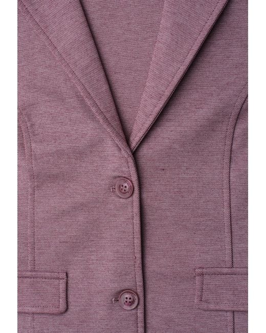 Street One Purple Basic Blazer