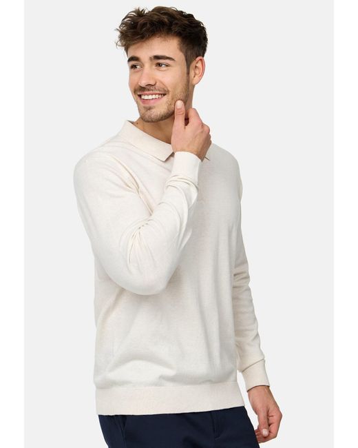 INDICODE Pullover Chips in White für Herren