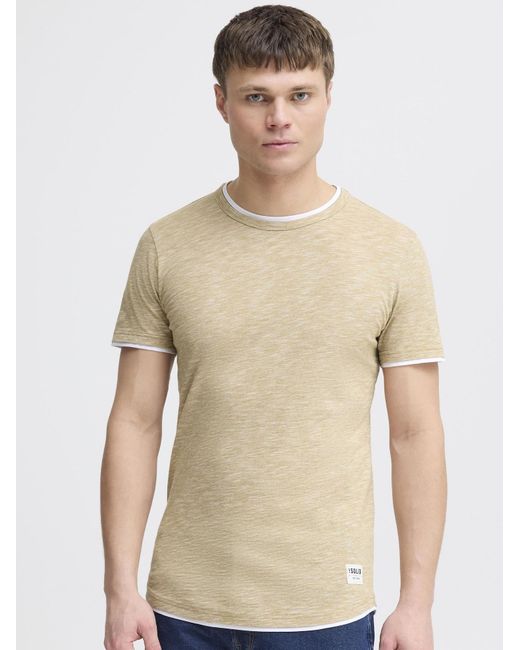 Solid Shirt Rigos in Natural für Herren