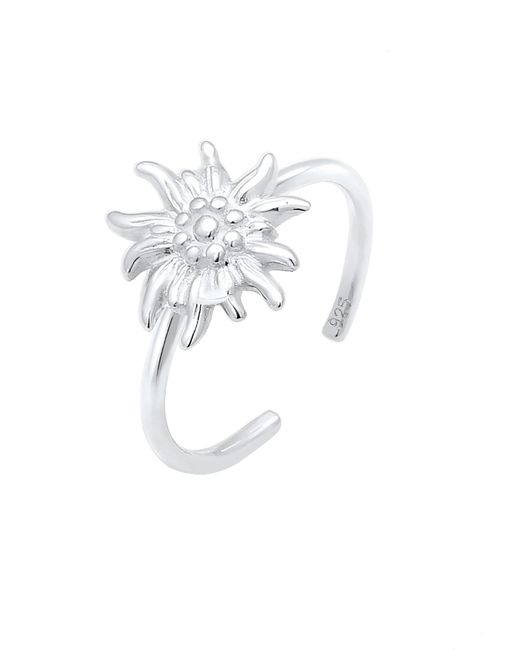 Elli Jewelry Metallic Ring Edelweiss