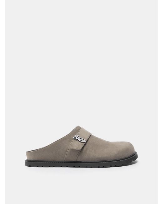 Pull&Bear Pantolette Stwd in Gray für Herren