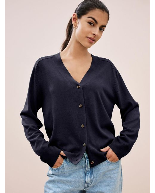 Next Blue Strickjacke