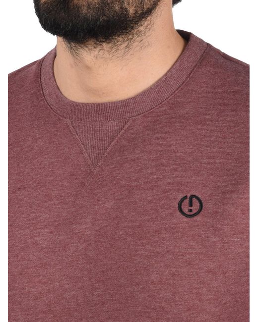 Solid Sweatshirt Benn in Purple für Herren