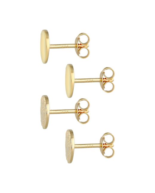 Elli Jewelry Metallic Ohrringe Set