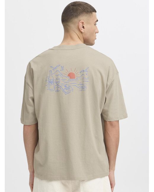 Solid T-Shirt Sdosrick in White für Herren