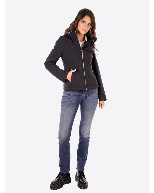 Yes Zee Black Winterjacke Giubbino