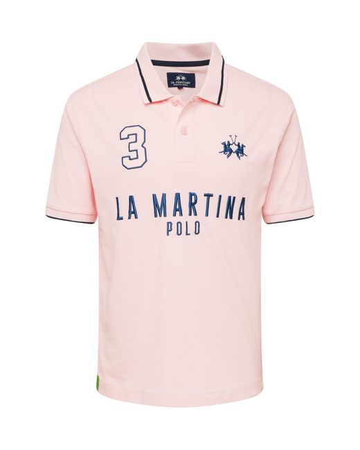 La Martina Poloshirt in Pink für Herren