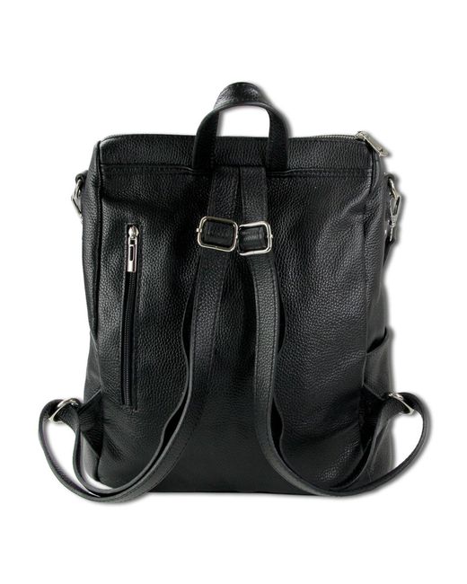 Toscanio Black Rucksack