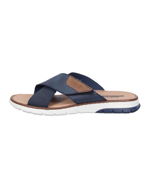 Rieker Pantolette Basic in Blue für Herren