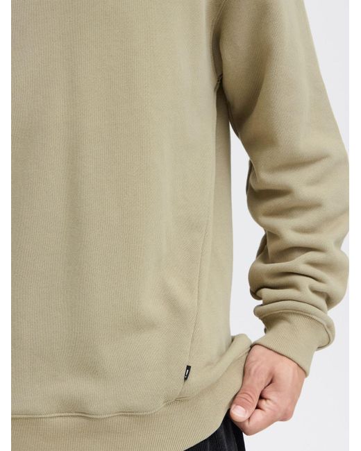Solid Sweatshirt Moris in Natural für Herren