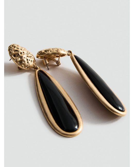 Mango Black Ohrringe Jordan