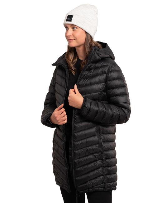 Icepeak Black Wintermantel 'Vinton'