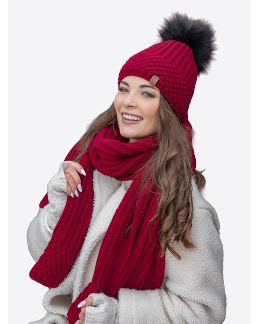 Vivience Red Mütze 7016 Set
