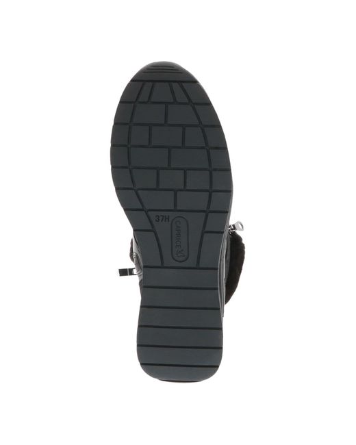 Caprice Black Schnürstiefelette