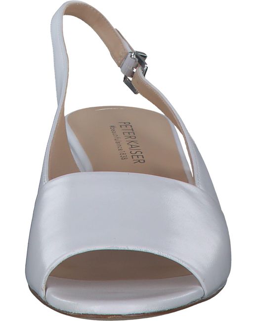 Peter Kaiser White Slingpumps