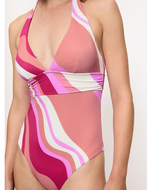 Triumph Pink Badeanzug Summer Mix & Match Plunge