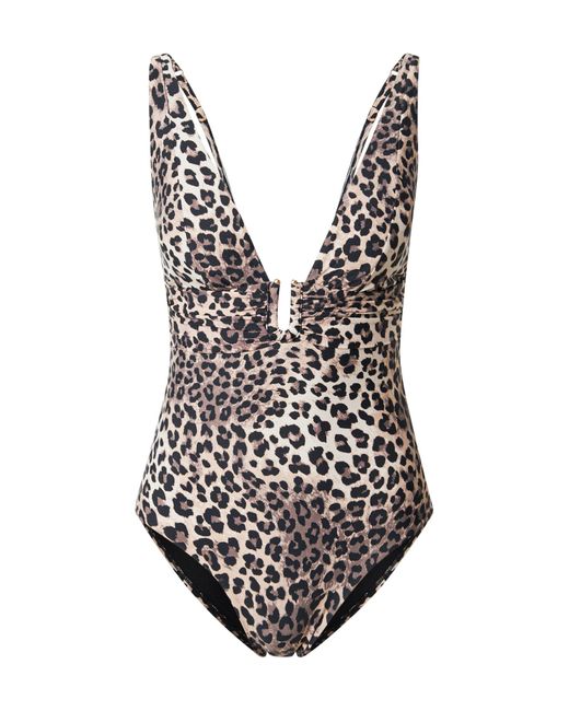 Hunkemöller White Badeanzug Luxe Animalia