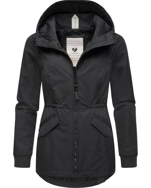 Ragwear Black Funktionsjacke 'Dowey'