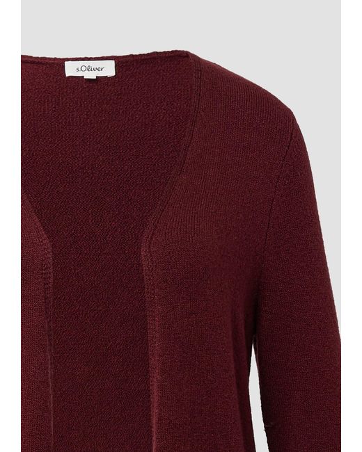 S.oliver Purple Strickjacke