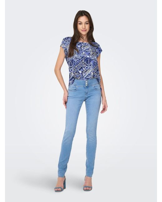 ONLY Blue Bluse 'Onlvic'