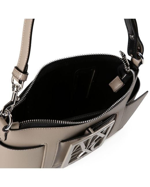 ARMANI EXCHANGE Metallic Schultertasche Susie