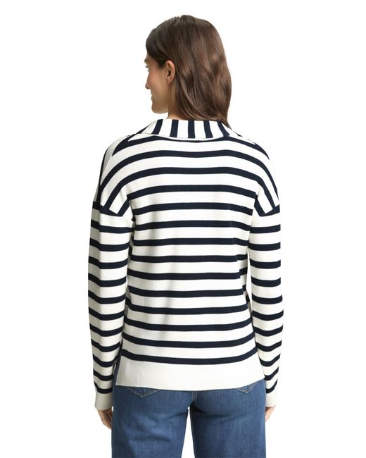 Tom Tailor White Pullover