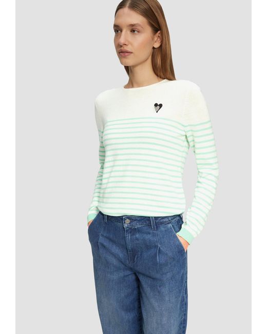 S.oliver Green Oliver Pullover