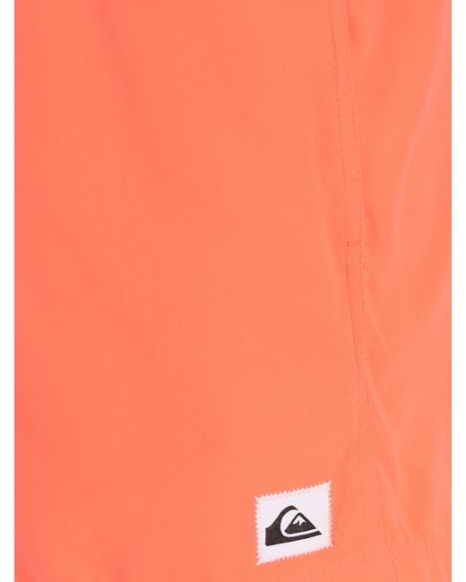 Quiksilver Badeshorts 'solid 15' in Orange für Herren