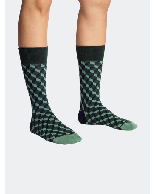 DillySocks Blue Socken Dicing Around