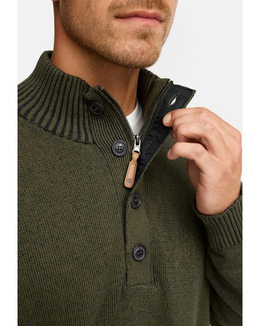 INDICODE Pullover Inrajas in Green für Herren