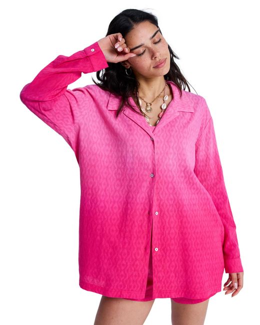 Roxy Pink Bluse