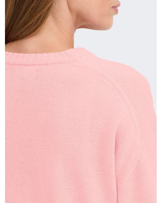 Oxmo Pink Strickpullover