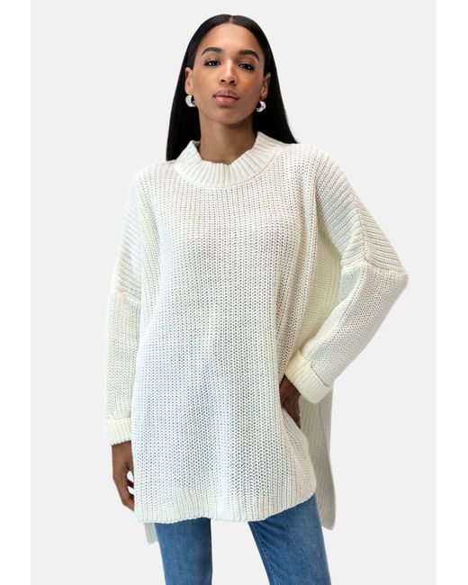 Elara White Pullover