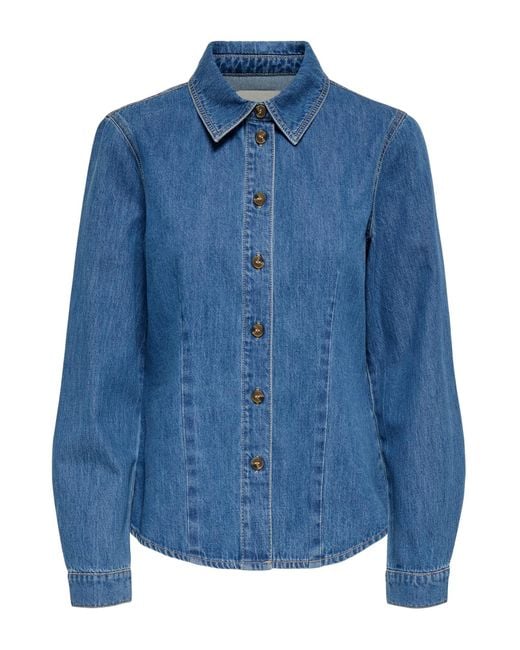 ONLY Blue Bluse Onluna