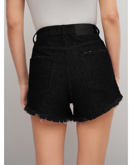 RÆRE by Lorena Rae Black Shorts 'Elfi'
