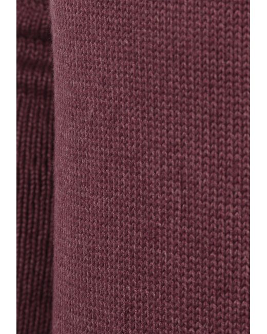 Solid Strickpullover Petro in Purple für Herren